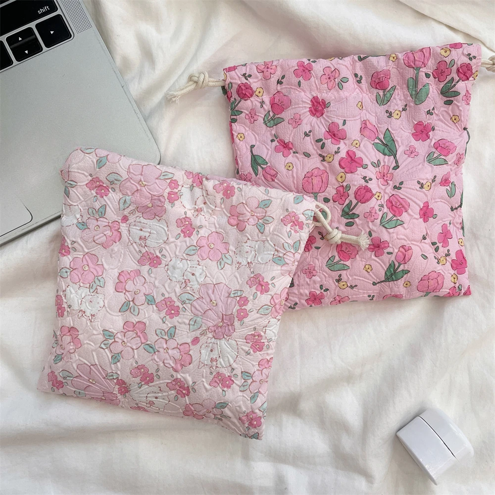Cartoon Drawstring Cosmetic Ba - Korean Skincare Routine ulasan dan harga