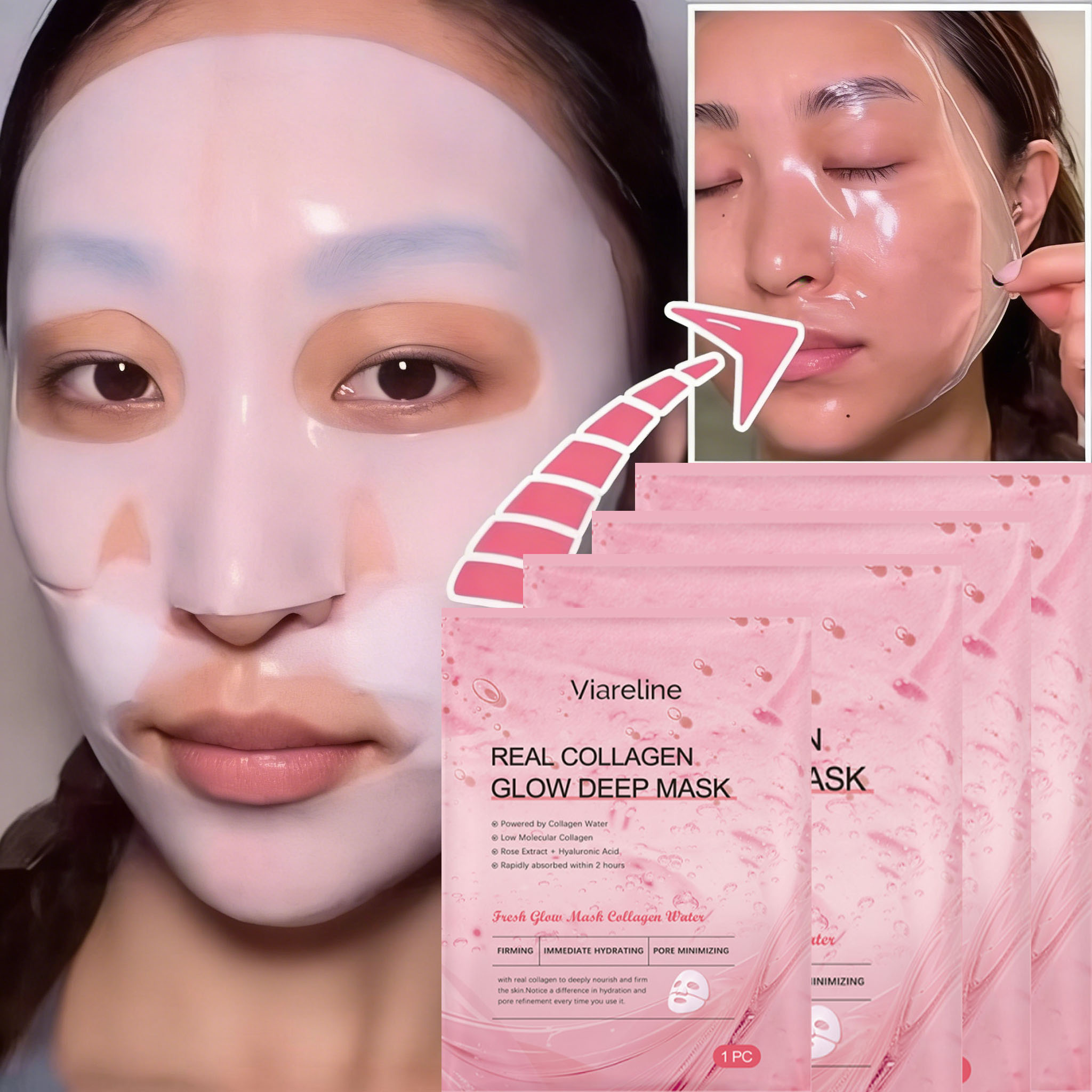 Overnight Collagen Mask Salmon - Korean Skincare Routine ulasan dan harga